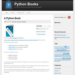 Python BooksA Python Book » Python Books