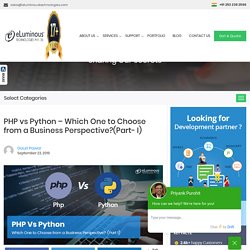 PHP vs Python – Which One to Choose from a Business Perspective