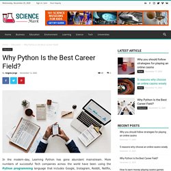 Why Python Is the Best Career Field?