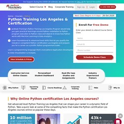 Python Certifications Los Angeles