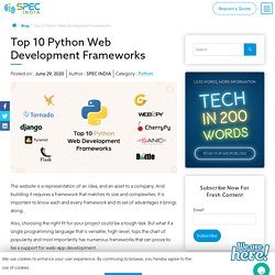 Top 10 Python Web Development Frameworks