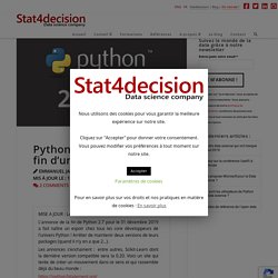 Python 2 ou python 3 - la fin d'un dilemme - Stat4decision