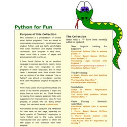 Python for Fun