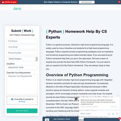 Help With Python Homework