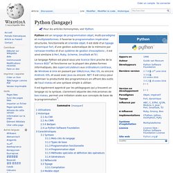 Python (langage)