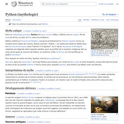 Python (mythologie)