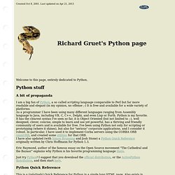 Python page Richard Gruet @ free.fr