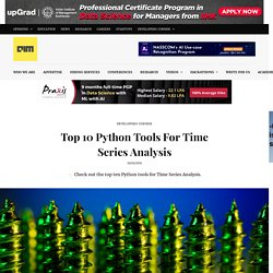 Top 10 Python Tools For Time Series Analysis
