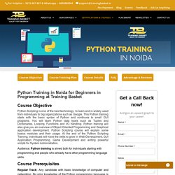 Python Training in Noida I Python Training Certification