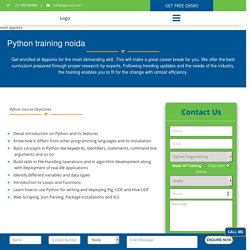 Python Training in Noida, Request Demo Class