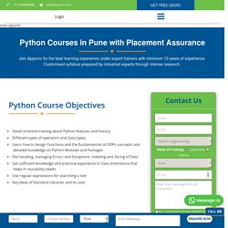 Python Training in Pune, Request Demo Class