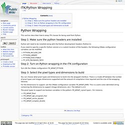 Python Wrapping - KitwarePublic