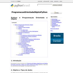 ProgramacaoOrientadaObjetoPython - PythonBrasil