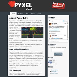 Pyxel Edit: pixel art and tileset creation tool