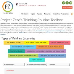 PZ's Thinking Routines Toolbox