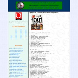 Q - 1001 Best Ever Songs...