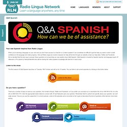 Q&A Spanish