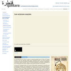 Qantara - Les sciences exactes