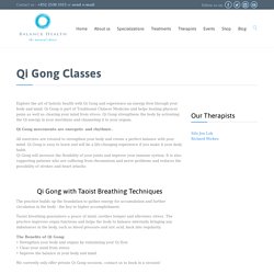 Balance Health - Qi Gong Classes in Hong Kong