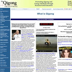 Qigong Institute: What is Qigong and How is it Making a Difference in People's Lives?