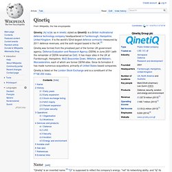 Qinetiq - Wiki