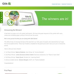 Open Data Challenge Contest Winner