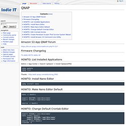 QNAP - Indie IT Wiki