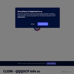 CLEMI - QQQOCP info sc by Alexandra Maurer on Genially