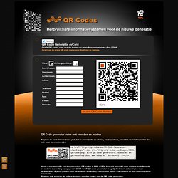 QR Code Generator - vCard