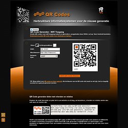 QR Code Generator - WiFi Toegang