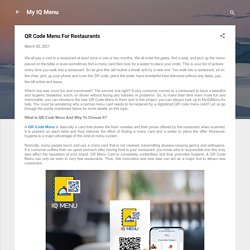 QR Code Menu For Restaurants