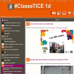 Usages pédagogiques des QR Codes