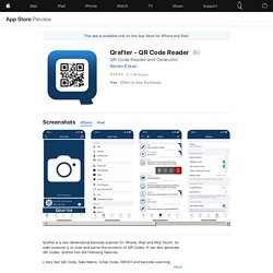 ‎Qrafter - QR Code Reader on the App Store