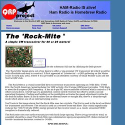 QRPproject! Devoted to QRP and Amateur Radio homebrewing