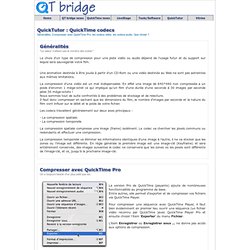 QT bridge : QuickTime Codecs