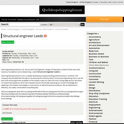 Structural engineer Leeds