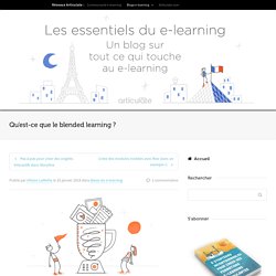 Qu’est-ce que le blended learning ?