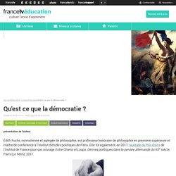 Qu'est ce que la démocratie ? - Dossier de France TV Education