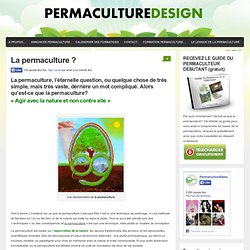 Qu'est-ce que la permaculture?