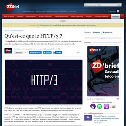 Qu'est-ce que le HTTP/3 ?