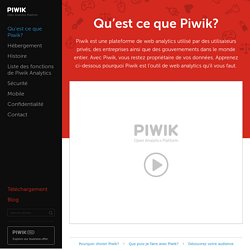 Qu’est ce que Piwik? – Piwik Français