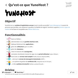 Qu’est-ce que YunoHost ?