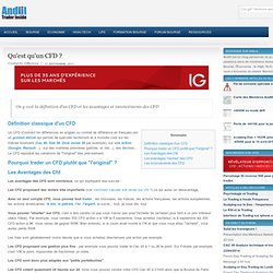 Qu’est qu’un CFD ?