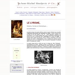 Qu'est-ce que le lyrisme ?
