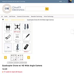 Quadcopter Drone w/ HD Wide Angle Camera