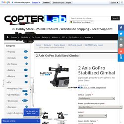 Copterlab RC Online Store - Copterlab Drone Gimbal Online Store in US - Quadcopter Hexacopter Octocopter Gimbal