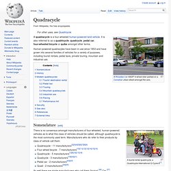 Quadracycle