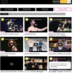 Le Quai : vidéos du théâtre d'Angers
