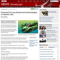 Formula E to use Qualcomm technologies in electric cars