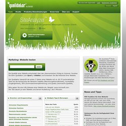 website quality validation & monitoring - Tools